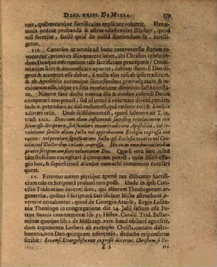 Disputationum Anti-Papisticarum Vigesima Tertia et Ultima De Missa