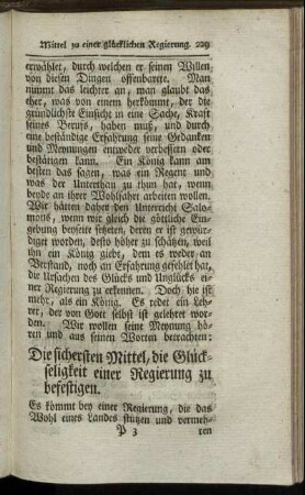 Die sichersten Mittel, die Glückseligkeit einer Regierung zu befestigen