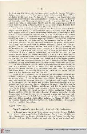 5: Ober-Grombach (Amt Bruchsal) : Römische Niederlassung