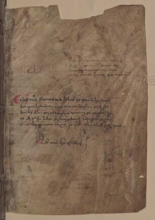Historia Romana - BSB Clm 3516