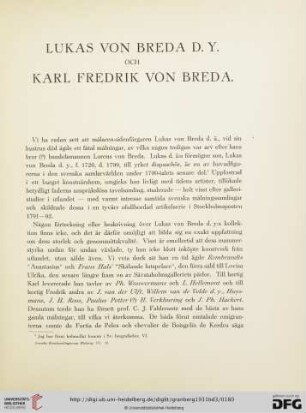 Lukas von Breda d. y. och Karl Fredrik von Breda