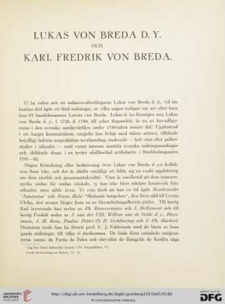 Lukas von Breda d. y. och Karl Fredrik von Breda