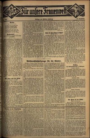 Zweite Ausgabe vom Freitag, den 12. Dezember 1930.