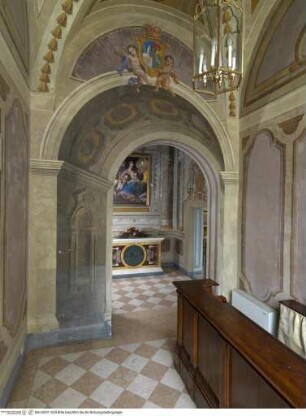 Villa Grazioli (ehem. Villa Montalto), Palastkapelle und Kapellenvorraum