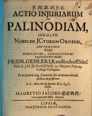 Actio iniuriarum ad palinodiam
