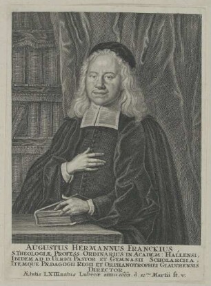 Bildnis des Augustus Hermannus Franckius