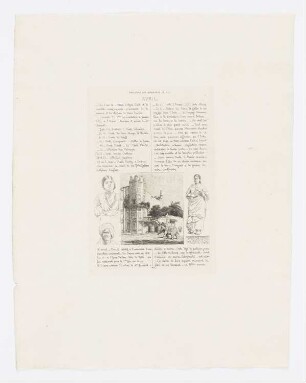 Avril, Blatt 7 der Folge "Annuaire des beaux-arts 1876"