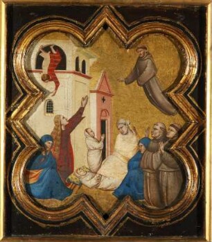 Der Heilige Franziskus erweckt ein Kind