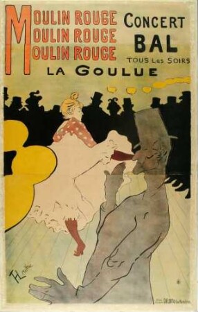 Plakat: Moulin Rouge (La Goulue)