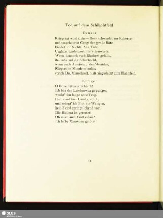Tod auf dem Schlachtfeld