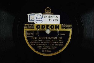Der Rosenkavalier : Terzett aus dem 3. Akt: "Mein Gott, s' war nicht mehr als eine Farce" / Rich. Strauß