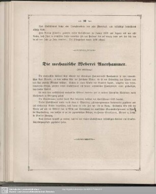 Die mechanische Weberei Auerhammer