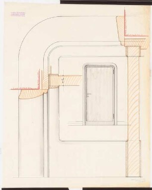 Reichsluftfahrtministerium, Berlin: Tür: Ansicht [1:10], Details [1:1]