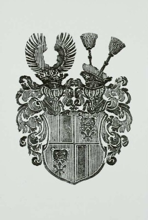 Superexlibris des Grafen Heinrich von Bünau