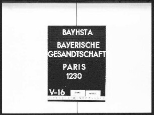 Rechberg - Rothenlöwen, Bernhard Graf von, Attaché, Ernennung, Urlaub, Abberufung
