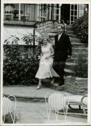 Georg Adenauer bei seiner Verlobung mit Ulla Britta Jeansson