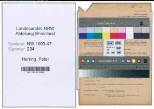 Entnazifizierung Peter Herring , geb. 03.03.1892 (Betriebsfuehrer)