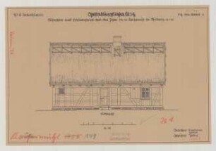 Kaisermühl (Kreis Lebus): [Hof Zachert]. [Wohnhaus] (Südansicht)