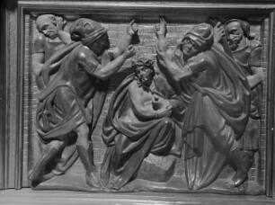 Nebenaltar, Detail: Dornenkrönung Christi