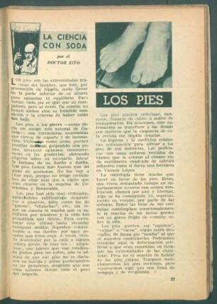 Los pies : La ciencia con soda