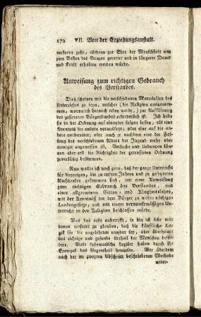 Anweisung zum richtigen Gebrauch des Verstandes.