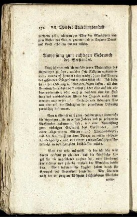 Anweisung zum richtigen Gebrauch des Verstandes.