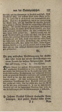 Theologische Untersuchungen. Bd.2.,St.1.