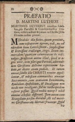 Præfatio D. Martini Lutheri[...]