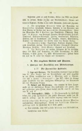 1. Europa mit Ausschluß von Mitteleuropa