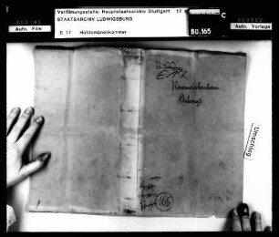 Kassenrechnung 1812/13