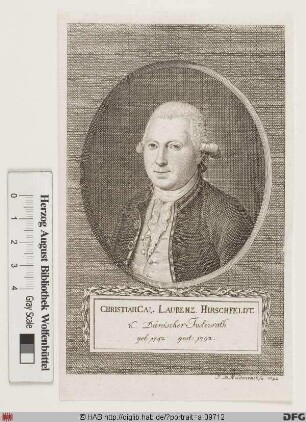 Bildnis Christian Cay Lorenz Hirschfeld