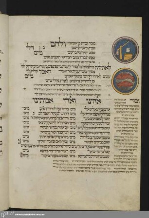Bl. 266’: Tierkreiszeichen Wassermann und Fische