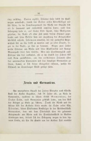 Armin und Germanicus
