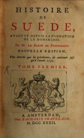 Histoire De Suède, Avant Et Depuis La Fondation De La Monarchie, 1