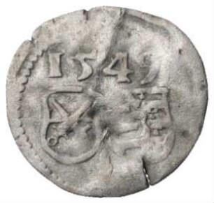 Fundmünze, Dreier (NZ), 1549