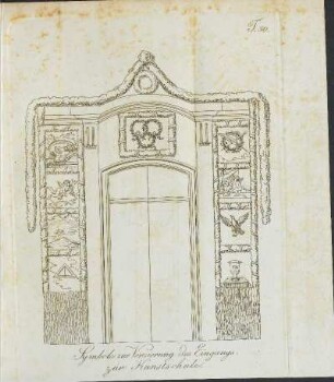 Taf. 30: Symbole zur Verzierung des Einganfs zur Kunstschule