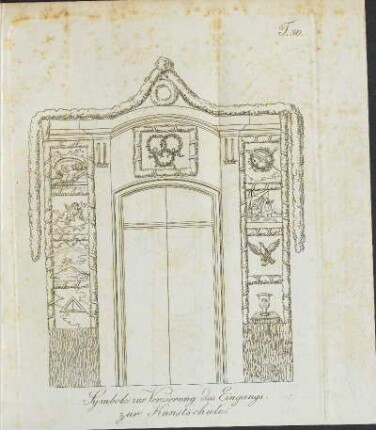 Taf. 30: Symbole zur Verzierung des Einganfs zur Kunstschule