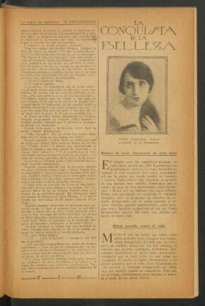 La conquista de la belleza : Manera de hacer desaparecer un cutis malo [y] Eficaz remedio contra el vello