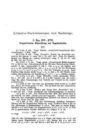 Literatur-Nachweisungen und Nachträge.