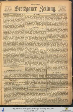 20.09.1901 (Erstes Blatt)