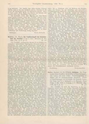 104-105 [Rezension] Haller, Wilhelm, Iovinianus