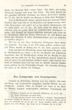 Das Landgerichts- oder Kanzleigebäude.