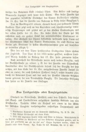Das Landgerichts- oder Kanzleigebäude.