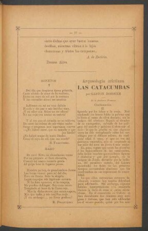 Las catacumbas - (Continuación) : Arqueología cristiana