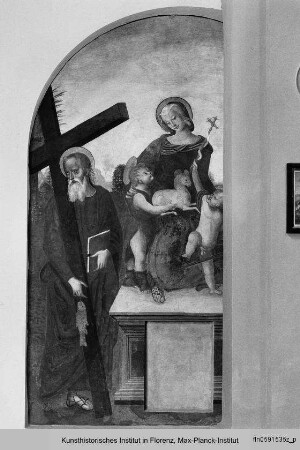 Die Madonna mit dem Kind, dem Johannesknaben, dem Heiligen Andreas und dem Heiligen Ägidius