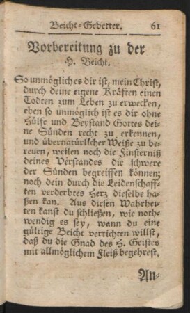 Beicht-Gebetter