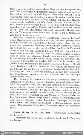 Prähistorische Funde aus der Umgebung von Dresden