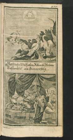 Göttliche Wolthaten Alten u. Neuen Testamentes am Donnerstag