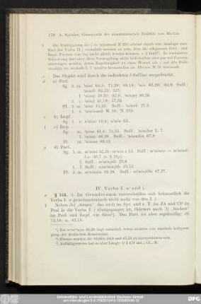 IV. Verba I. w und j.