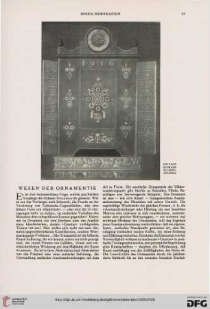 36: Wesen der Ornamentik